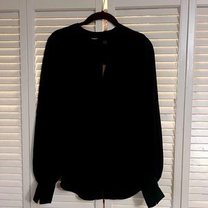 Express black long sleeves blouse